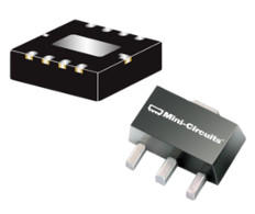 Two MMIC RF amplifiers with QFN and SOT-89 package styles