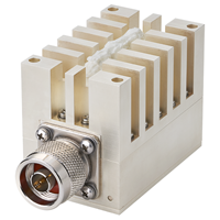 Cavity Band Pass Filter, 1200 to 1400 MHz, 50Ω, N-Male/ Female