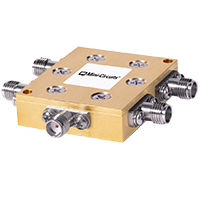 Power Splitter/Combiner, 4 Way-0°, DC to 18 GHz, 50Ω, SMA Female