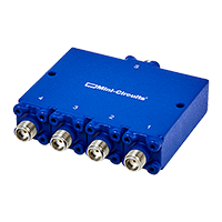 4 Ways Stripline DC Pass Power Splitter, 6000 - 26500 MHz, 50Ω