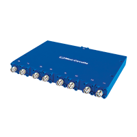 8 Ways Stripline DC Pass Power Splitter, 2000 - 26500 MHz, 50Ω