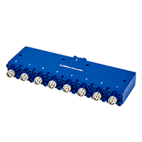 8 Ways Stripline DC Pass Power Splitter, 18000 - 40000 MHz, 50Ω