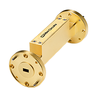 WR19 to WR19 Flange Waveguide 20 dB Attenuator Straight 40 - 60 GHz