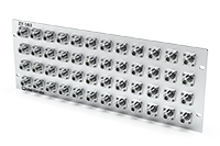 Patch Panel, 48 x N-type (f-f), DC - 11 GHz, 4U