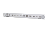 Patch Panel, 12 x SMA Female to Female, DC-18 GHz