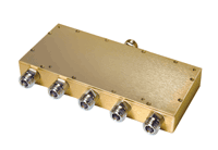 5 Ways DC Pass Power Splitter, 450 - 920 MHz, 50Ω