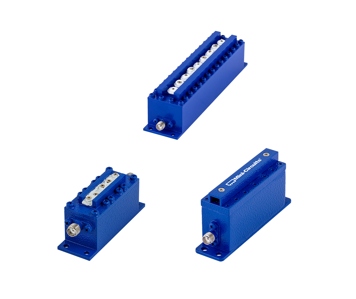 Three cavity bandpass filters