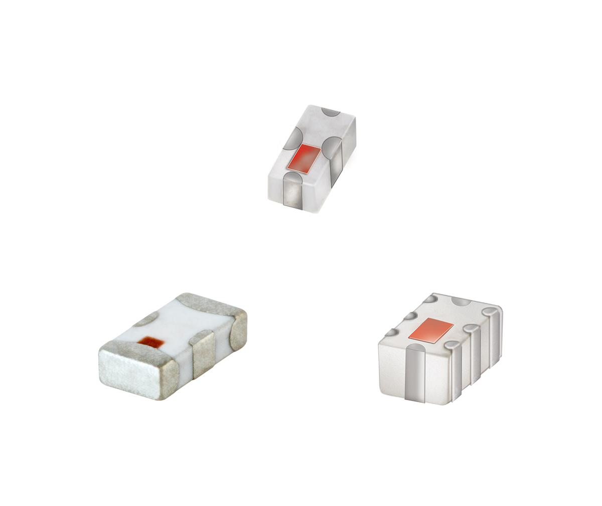 Three LTCC ceramic low pass filters