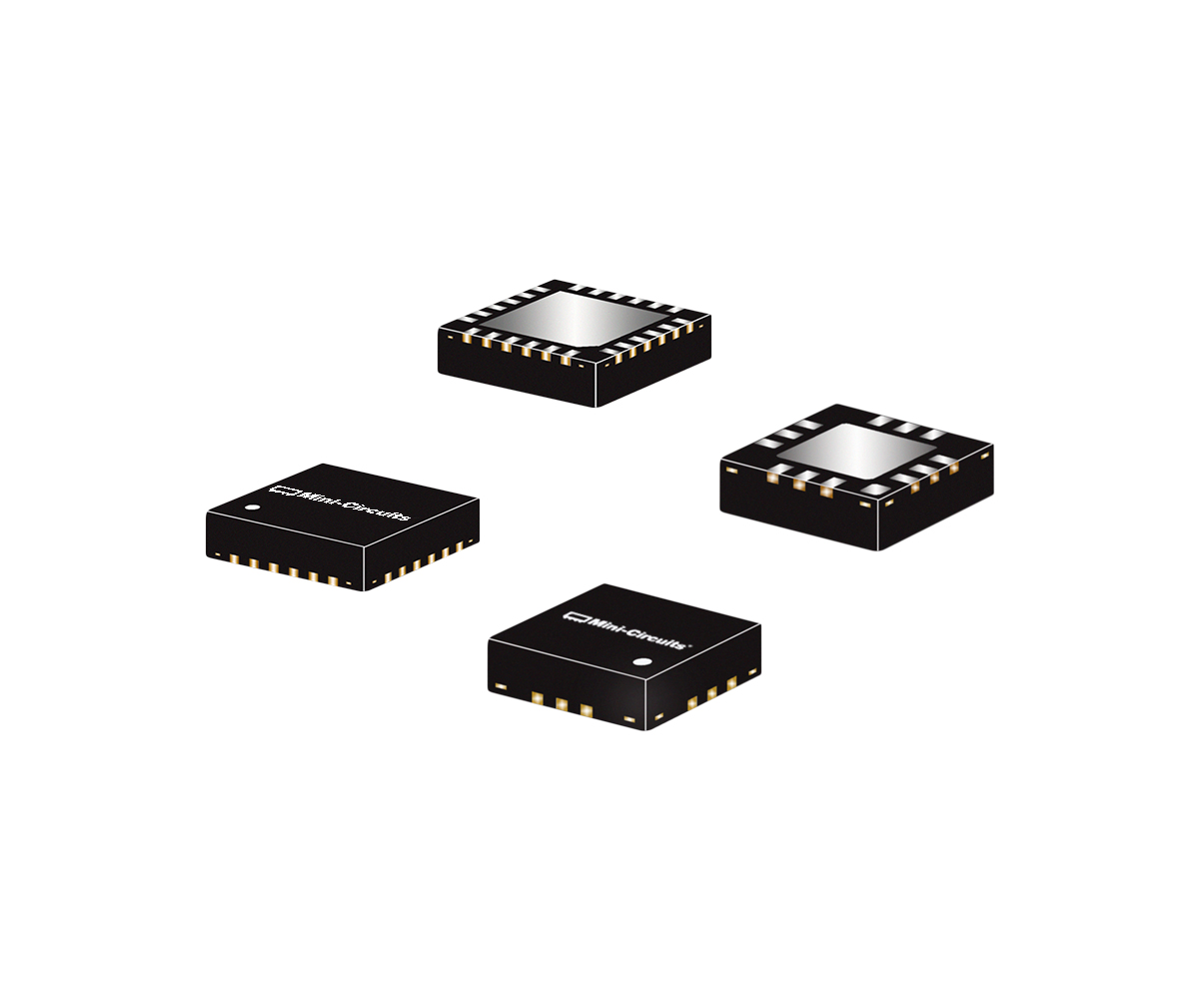 Four MMIC reflectionless low pass filters