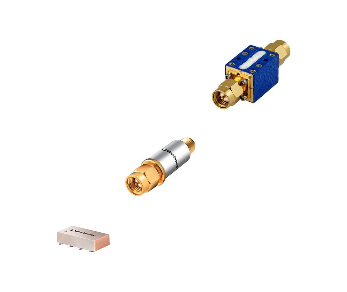 Three high pass filters with different case styles