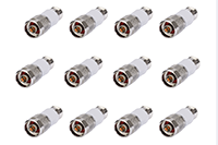 Kit of fixed DC to 6 GHz attenuators: 1 to 10, 15, 20, 30 dB values