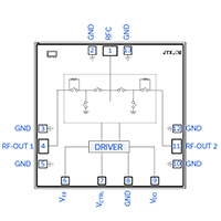 Absorptive SPDT, Die Switch, DC - 30 GHz, 50Ω