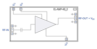 Die Variable Gain Amplifier, 0.3 - 26.5 GHz, 50Ω