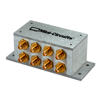 8 Ways Power Splitter, 0.5 - 175 MHz, 50Ω