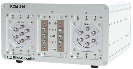 Mechanical Switch Assembly, 2 x SPDT + 2 x SP6T, DC - 26.5 GHz, SMA