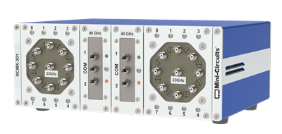 Mechanical Switch Assembly, 2 x SP8T + 2 x SPDT, DC – 32.5 GHz, 2.92 mm