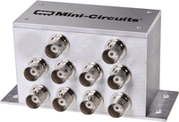 10 Ways Power Splitter, 0.5 - 100 MHz, 50Ω