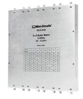 Butler Matrix, 8 x 8, 2400 - 7250 MHz, SMA