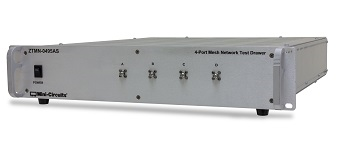 Mesh Network Emulator, 4-Port, 0.35 - 6 GHz, 95 dB, 2U, SMA