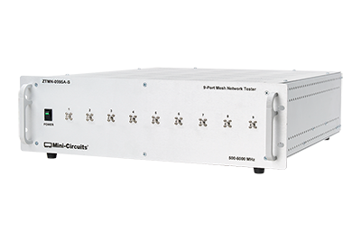 Mesh Network Emulator, 9-Port, 0.5 - 6 GHz, 95 dB, 3U, SMA