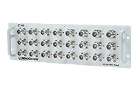 Patch Panel, 24 x 4.3-10 (f-f), DC - 6 GHz, 3U