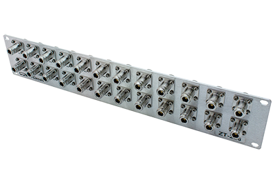 Connector Adapter Patch Panel, 24 x N-Type (f-f), DC - 11 GHz, 2U