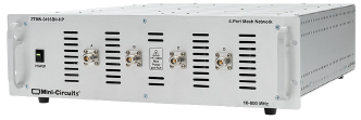 4-Port Mesh Network Emulator, 10 - 800 MHz, 50W, 0-95 dB, 3U, N-type